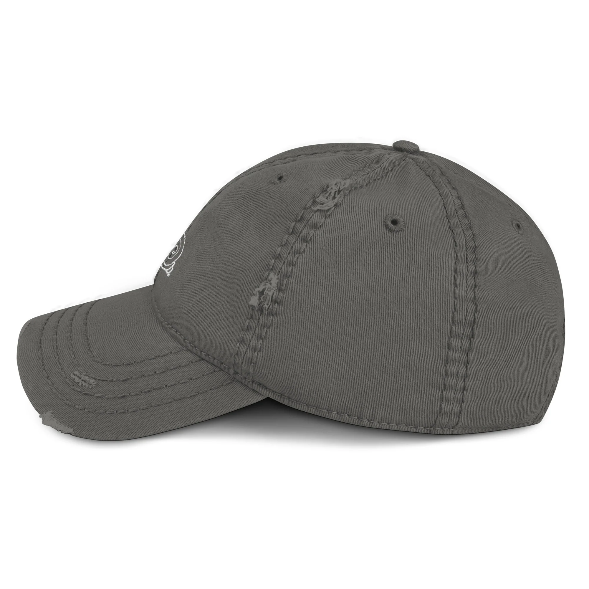 Bijou - Gray Distressed Hat - Image 3