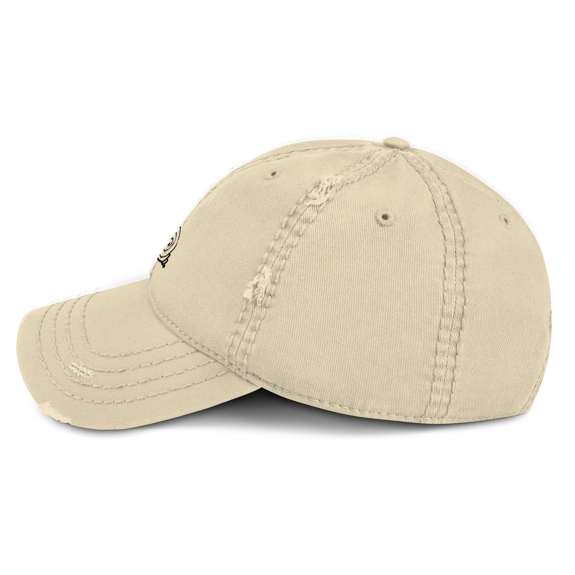 Bijou - Tan Distressed Hat - Image 3