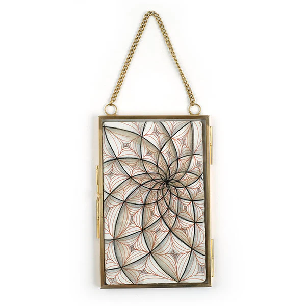 Custom Metal Zentangle Tile Frames - Assorted Sizes - Image 3