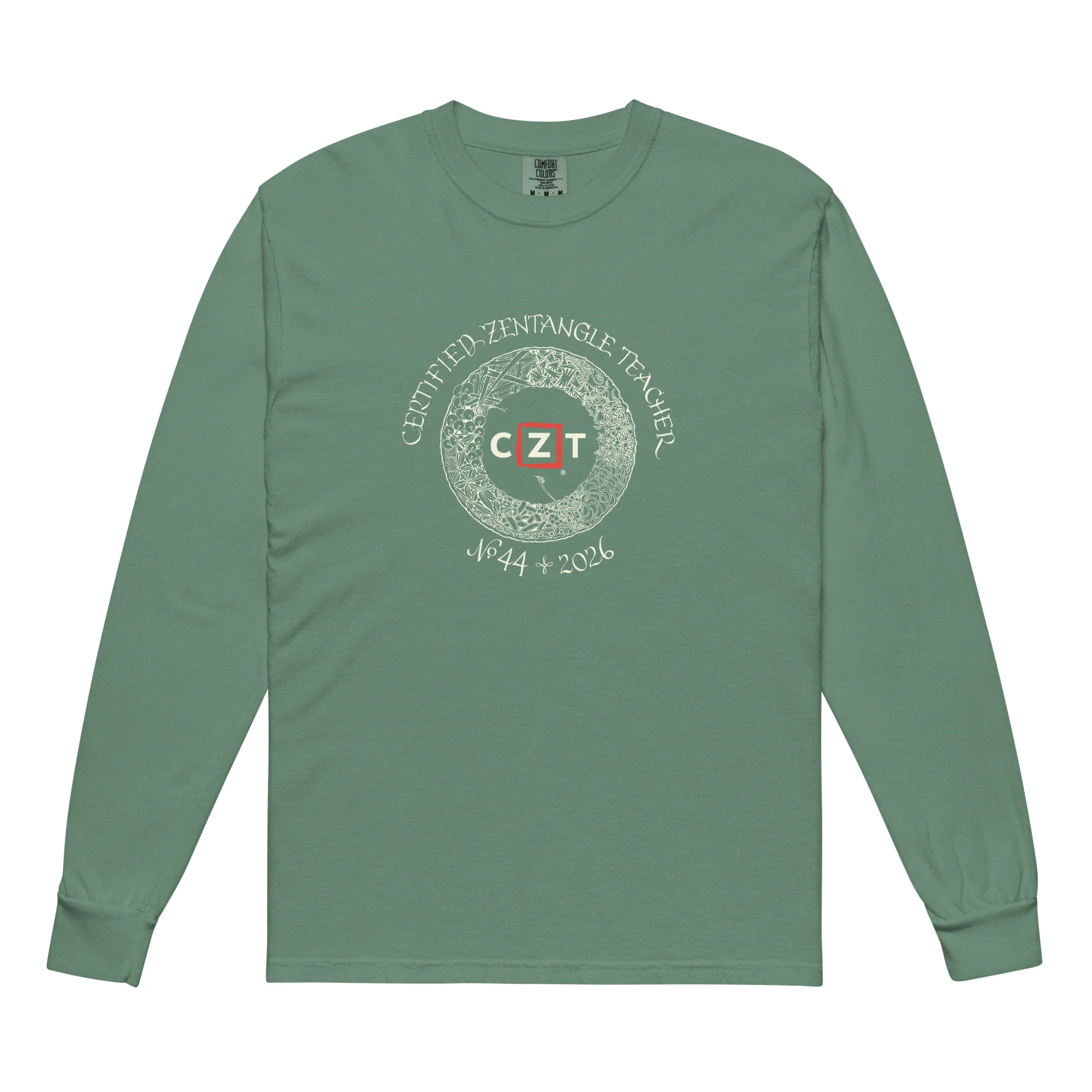 CZT 44 - Garment-dyed heavyweight long-sleeve shirt