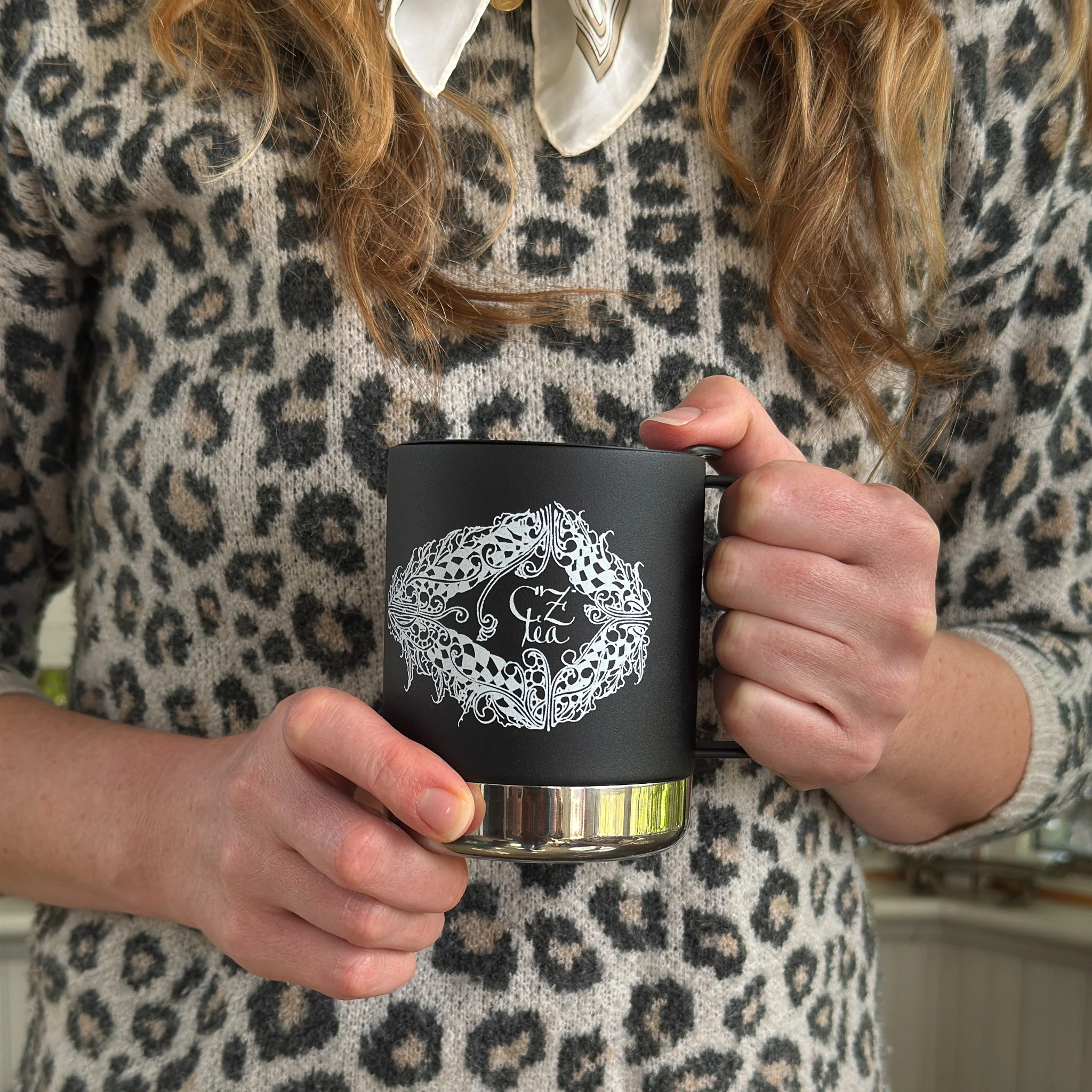 CZTea Camp Mug - Black - Limited quantities available! - Image 2