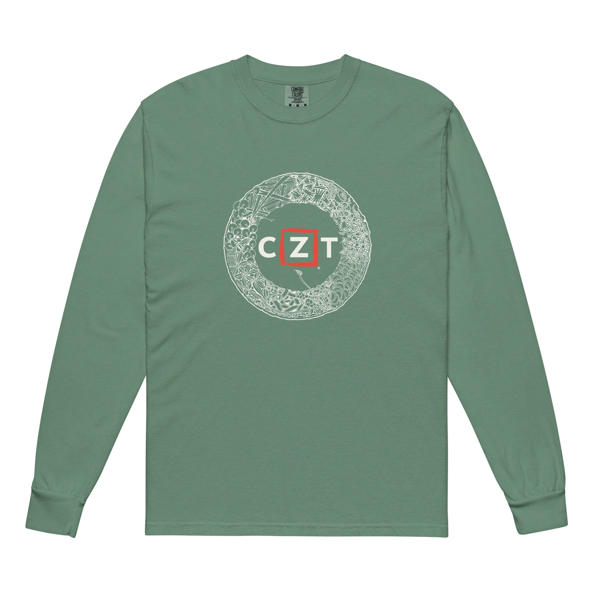 CZT - Garment-dyed heavyweight long-sleeve shirt - Image 3