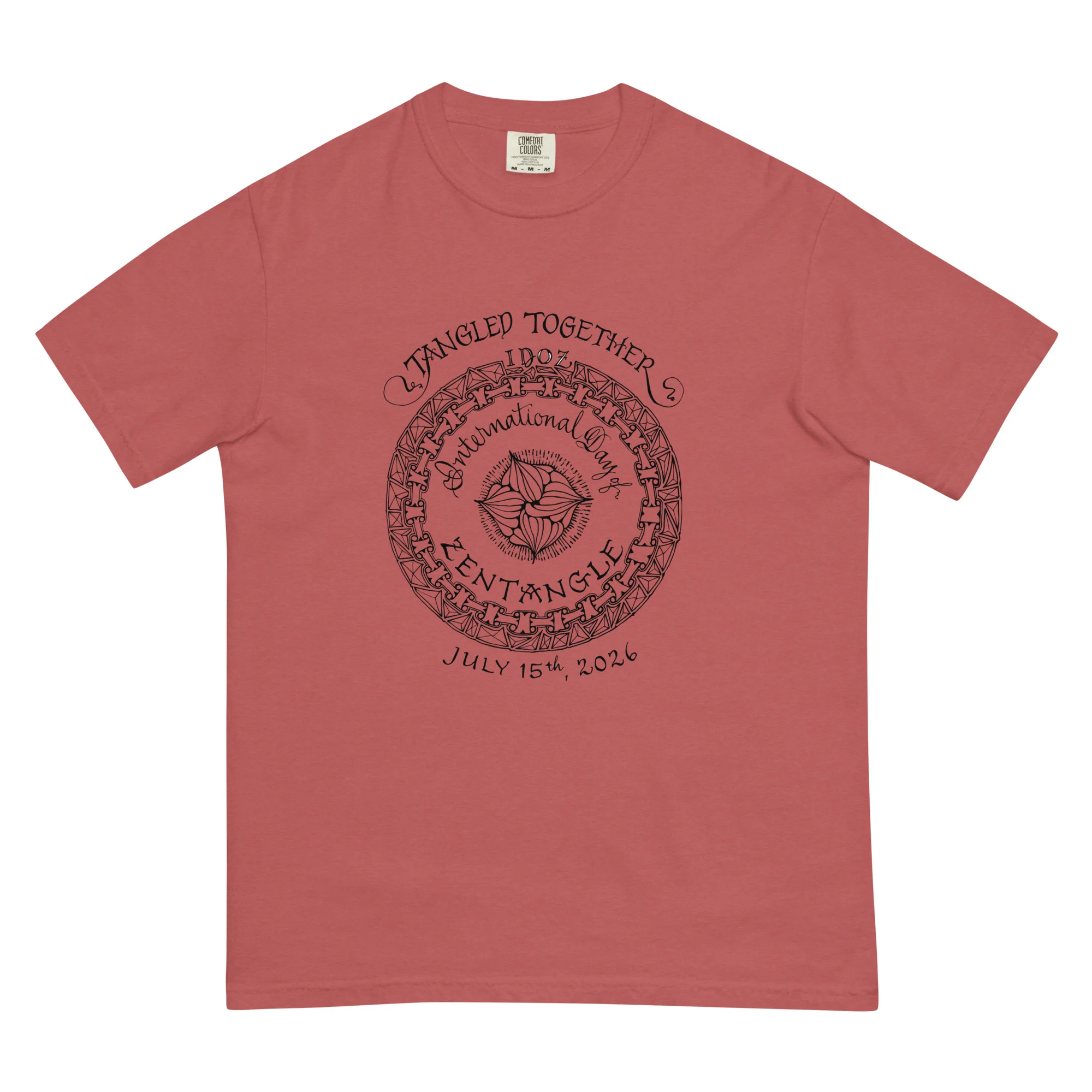 IDOZ 2026 - Unisex garment-dyed heavyweight t-shirt black print - Image 4