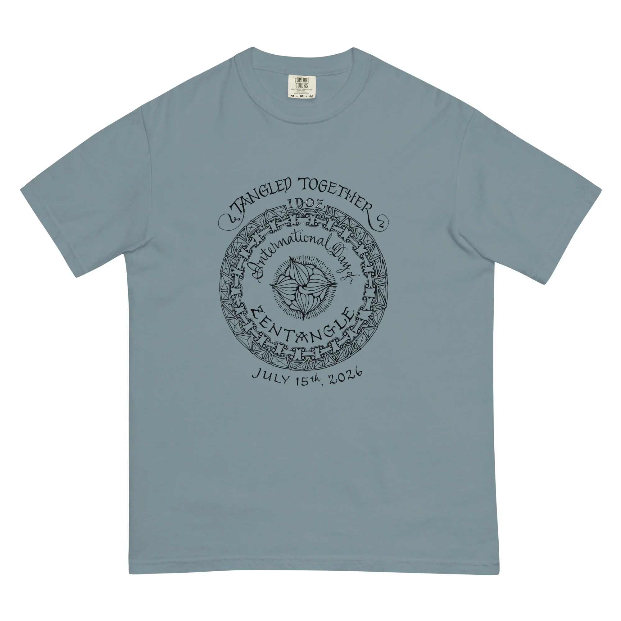 IDOZ 2026 - Unisex garment-dyed heavyweight t-shirt black print - Image 5