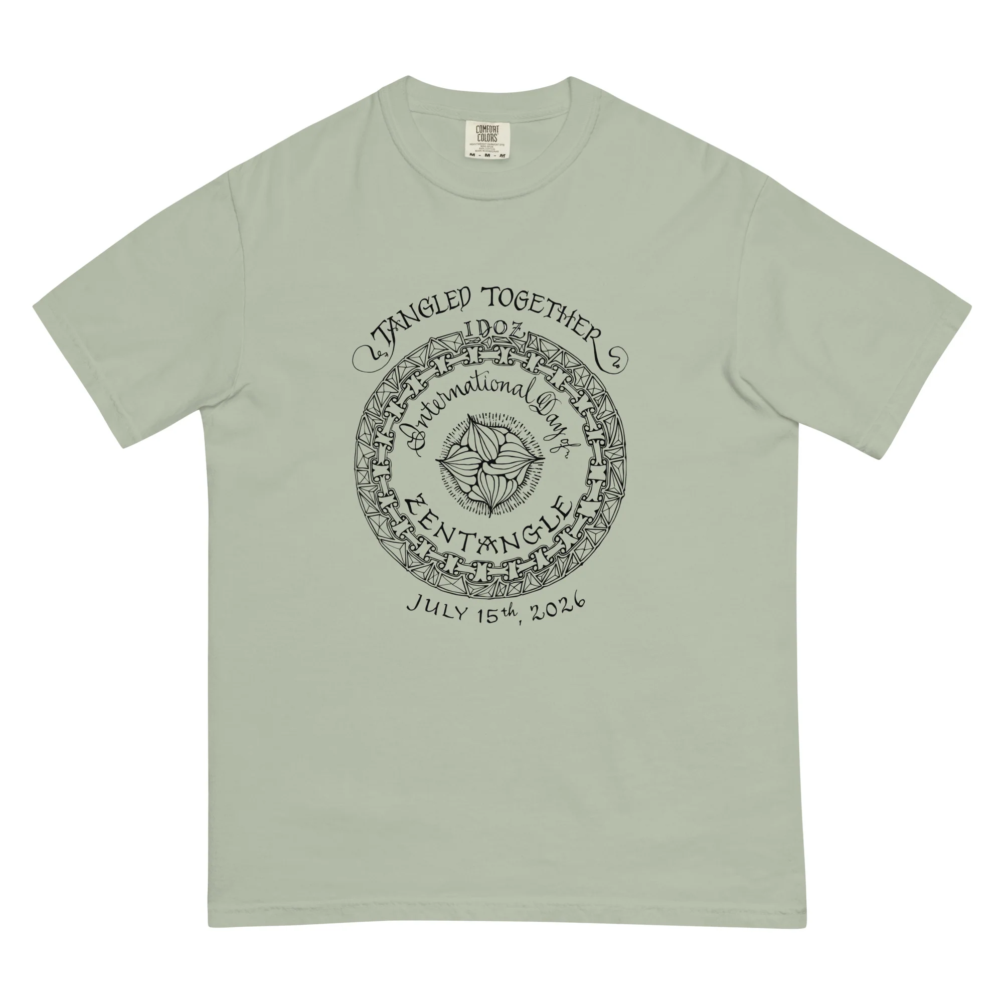 IDOZ 2026 - Unisex garment-dyed heavyweight t-shirt black print - Image 7