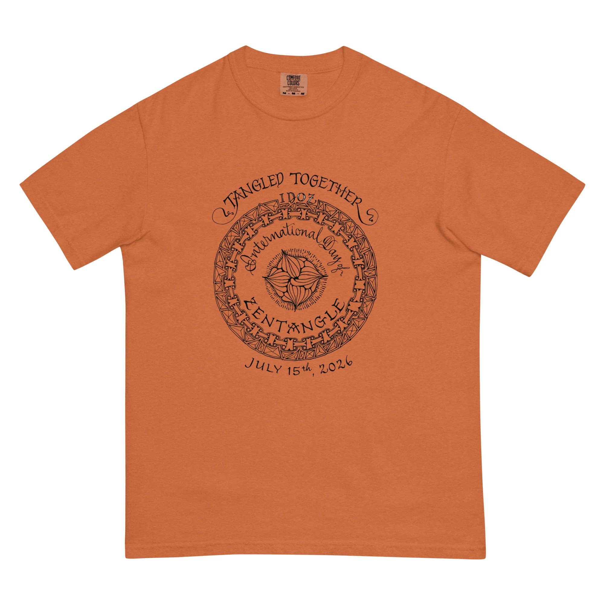 IDOZ 2026 - Unisex garment-dyed heavyweight t-shirt black print - Image 8