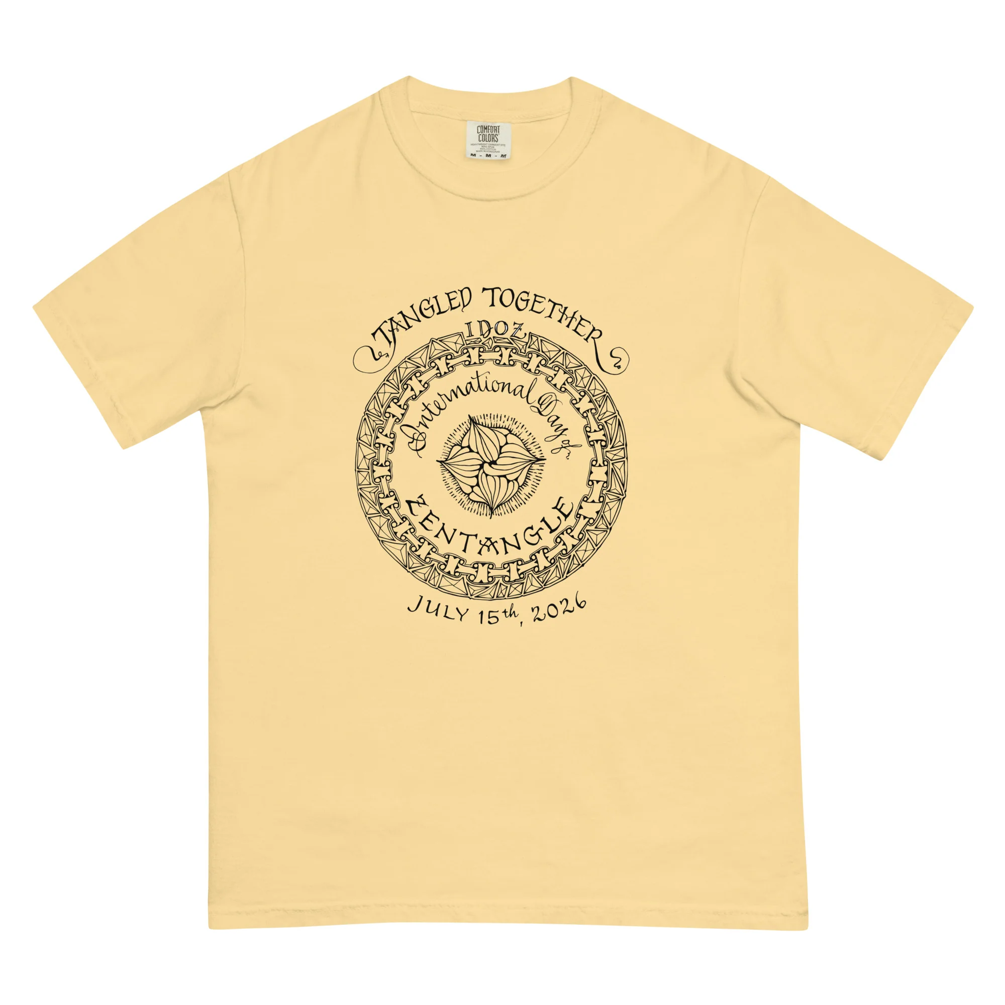 IDOZ 2026 - Unisex garment-dyed heavyweight t-shirt black print - Image 9
