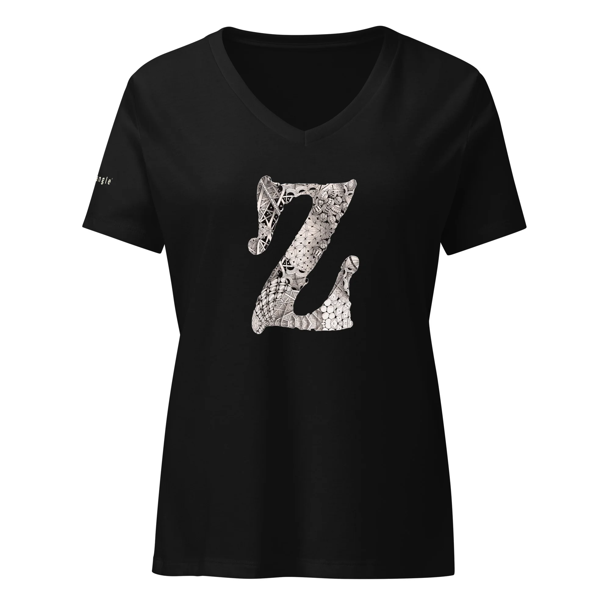 Tangled Z Women’s relaxed v-neck t-shirt