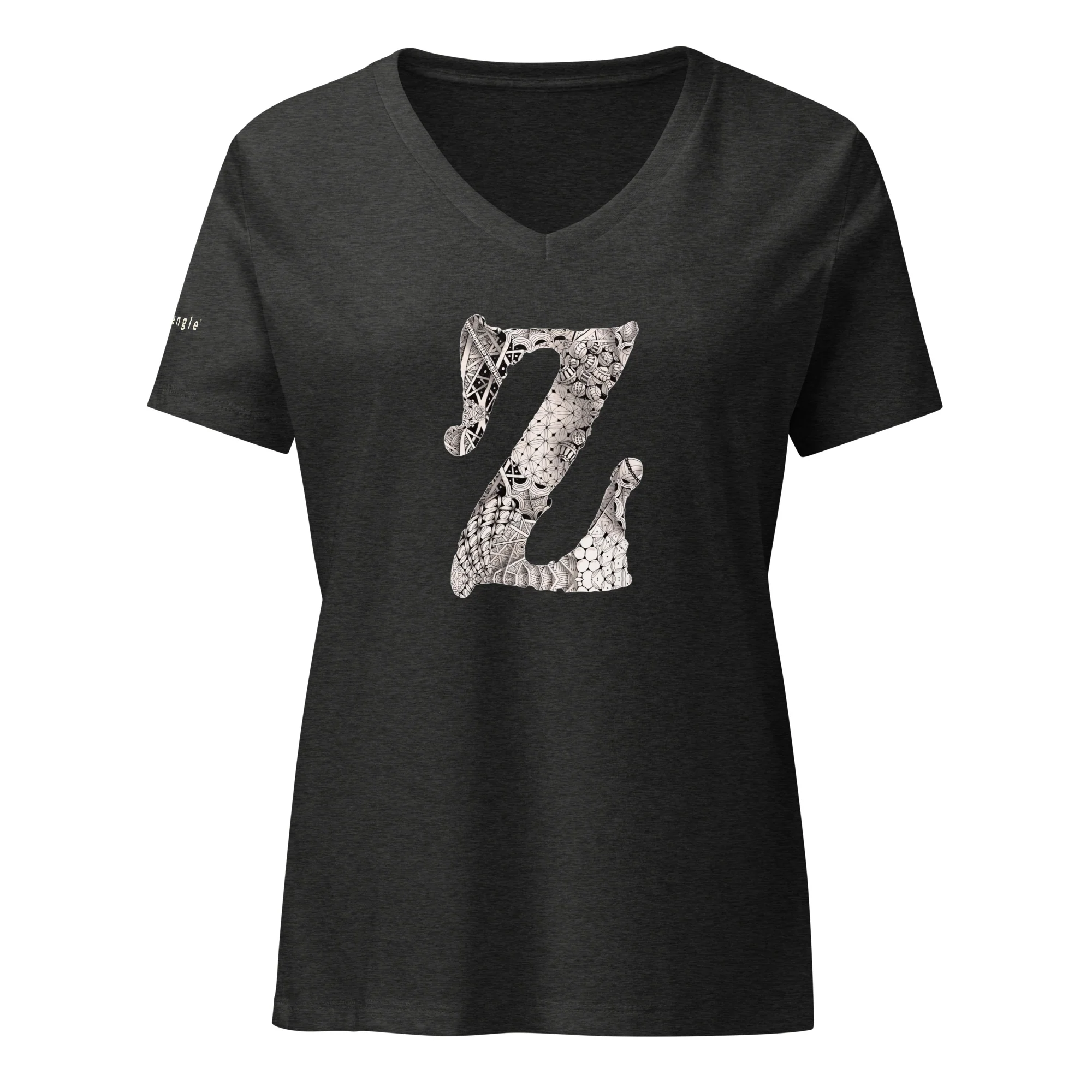 Tangled Z Women’s relaxed v-neck t-shirt - Image 2