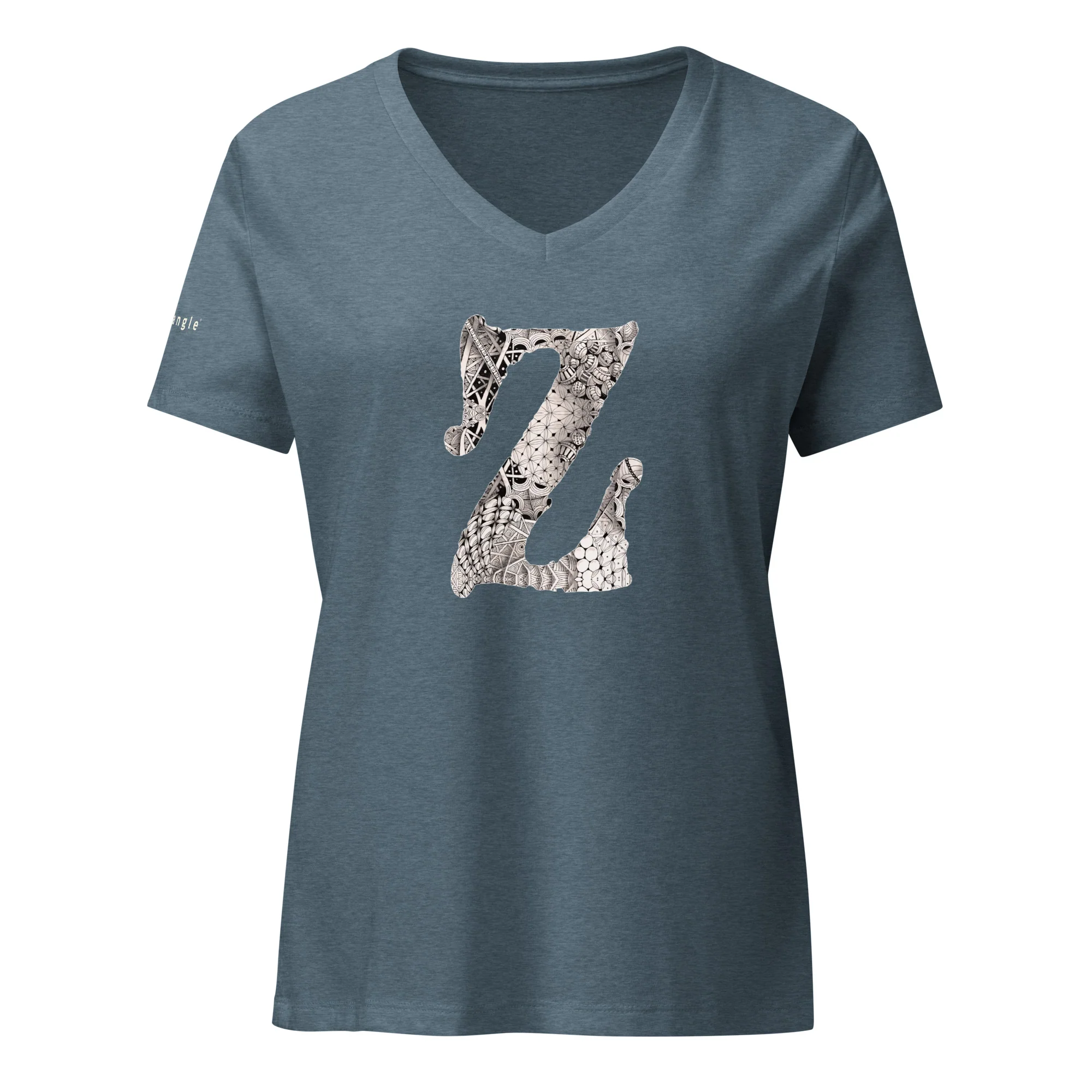 Tangled Z Women’s relaxed v-neck t-shirt - Image 3