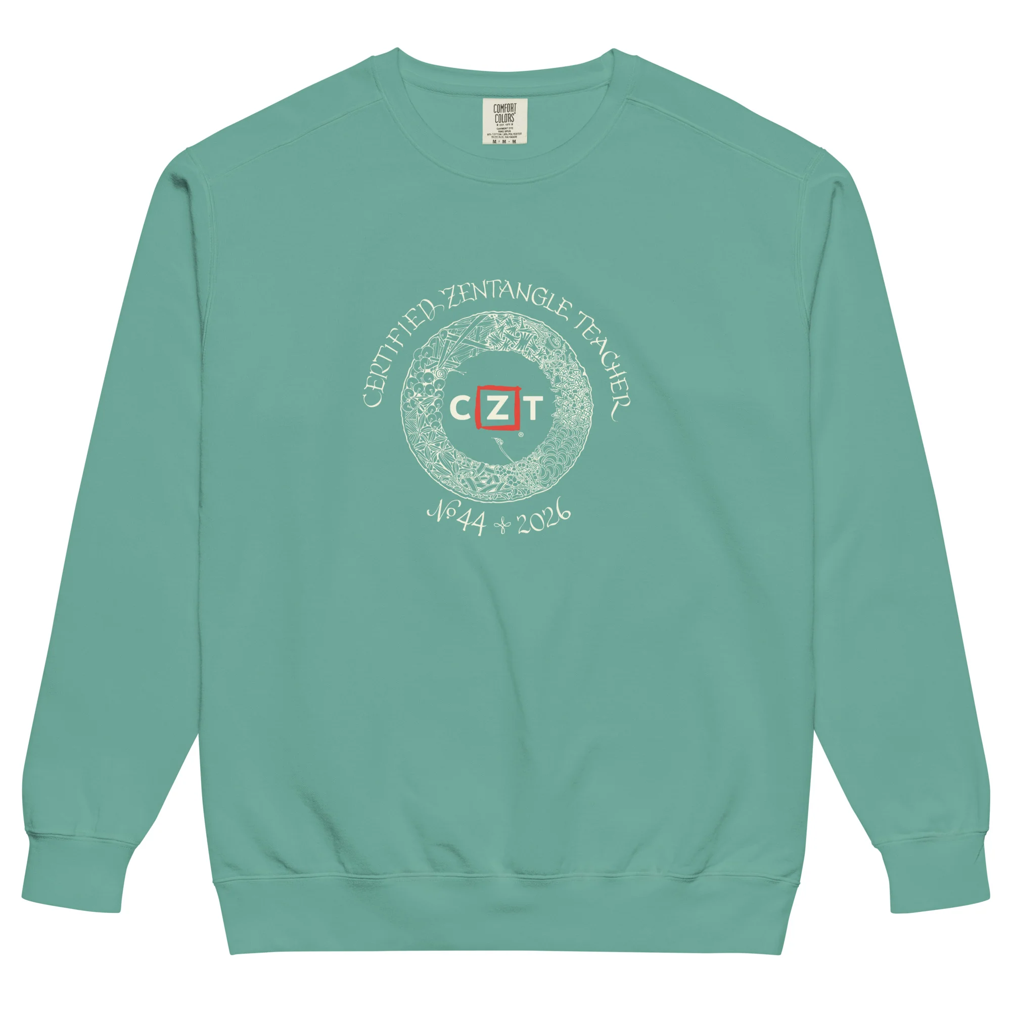CZT 44 - Unisex garment-dyed sweatshirt - Image 2
