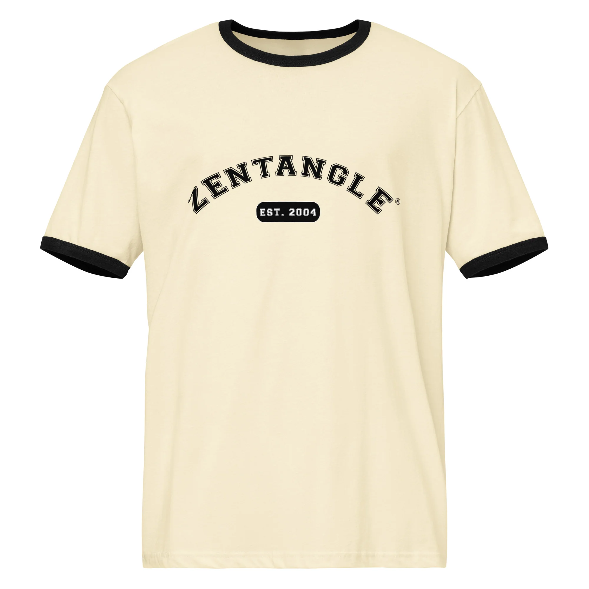 Zentangle Unisex ringer t-shirt