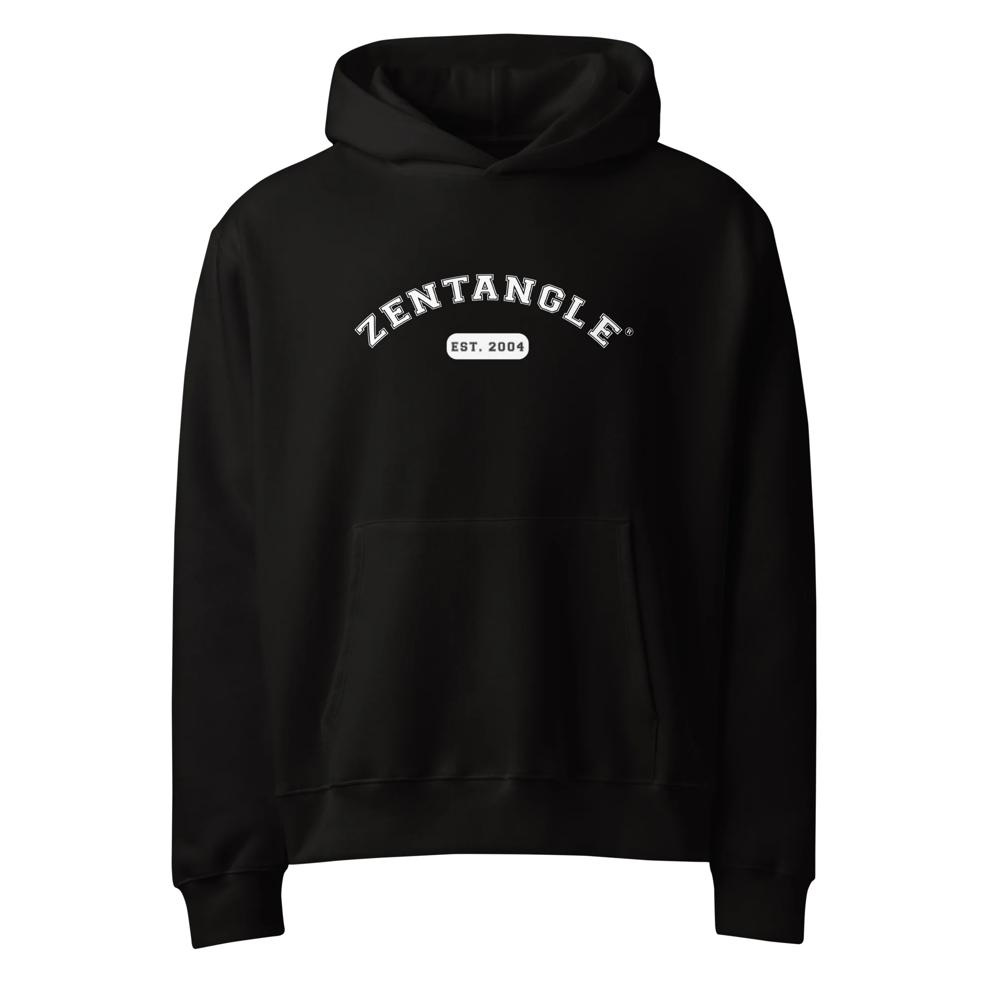 Zentangle Varsity Letter Oversized heavyweight hoodie